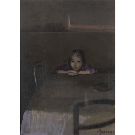 Marcello Muccini (Roma 1926 - Roma 1978) "La televisione"