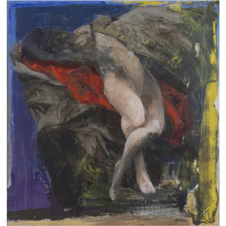 Ennio Calabria (Tripoli 1937 - Roma 2024) "Studio per figure"