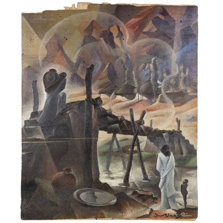 Ippolito Umberto Biraghi (Milano 1913 - Milano 1980) "Inno al sole"