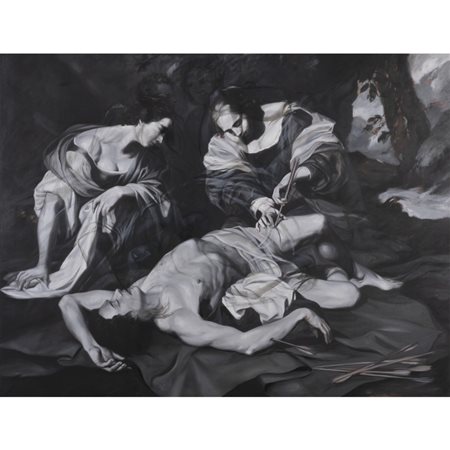 Massimo Pulini (Cesena 1958) "Adone curato dalle pie donne"