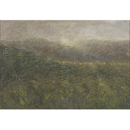 Remo Di Demetrio (Ascoli Piceno 1932 - Roma 2003) "Sole in un campo di grano"