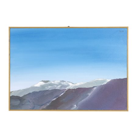 Remo Di Demetrio (Ascoli Piceno 1932 - Roma 2003) "Paesaggio montano"