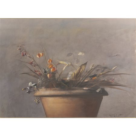 Mario Madiai (Siena 1944) "Natura morta"