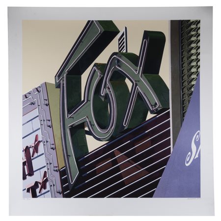 Robert Cottingham (Brooklyn 1935) "Fox"