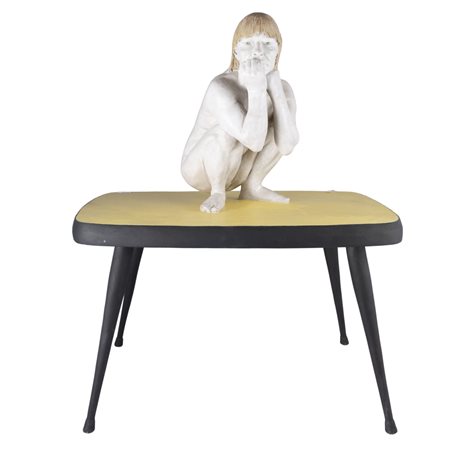 Giuseppe Bergomi (Brescia 1953) "Alma nuda su un tavolo da cucina"