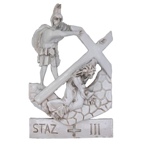 Mario Ceroli (Castel Frentano 1938) "Via Crucis - Stazione III"