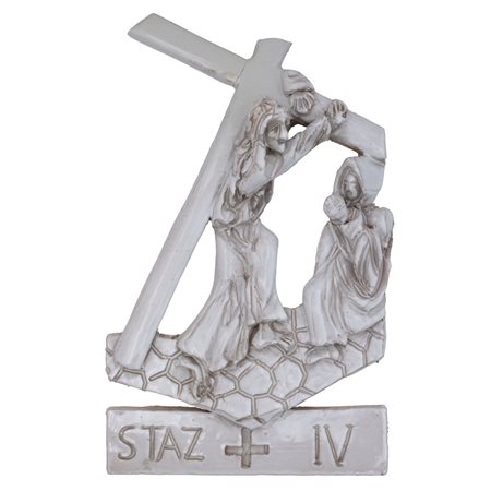 Mario Ceroli (Castel Frentano 1938) "Via Crucis - Stazione IV"
