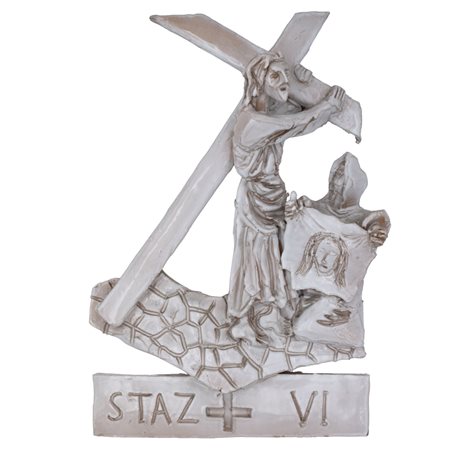 Mario Ceroli (Castel Frentano 1938) "Via Crucis - Stazione VI"