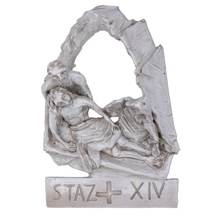 Mario Ceroli (Castel Frentano 1938) "Via Crucis - Stazione XIV"