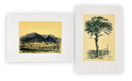 ALBERTO ZIVERI (1908-1990) - Lotto unico composto da 2 litografie
