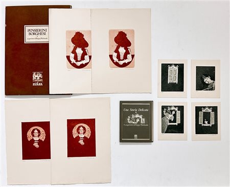 GIUSEPPE (BEPPE) MADAUDO (1950) - Lotto unico composto da 2 cartelle