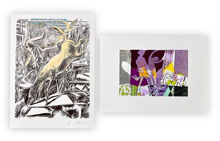 AUTORI VARI (FAZZINI E AVENALI) - Lotto unico composto da 2 opere grafiche