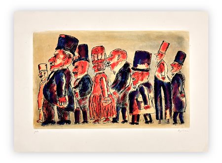 FRANZ BORGHESE (1941-2005) - Senza Titolo