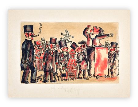 FRANZ BORGHESE (1941-2005) - Senza Titolo
