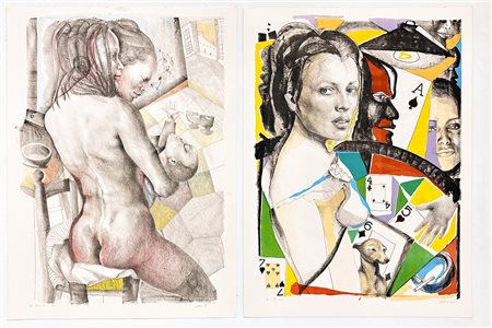 UGO ATTARDI (1923-2006) - Lotto unico composto da 2 opere grafiche