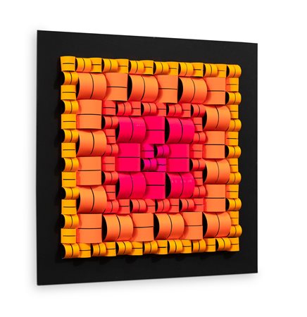 DARIO ZAFFARONI (1943) - Polimodularità fluorescenti, 2021