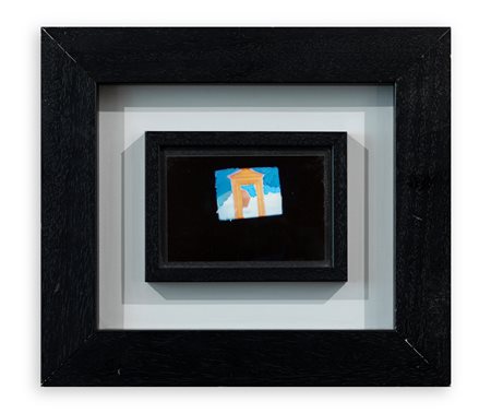 MARIO SCHIFANO (1934-1998) - Senza Titolo (Il tempio), 1990-1997