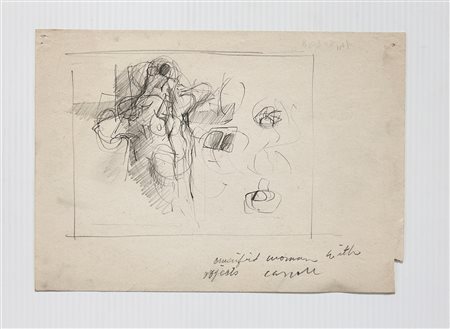 ROBERT CARROLL (1934-2016) - Crucified woman