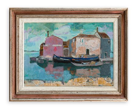 SAVINO LABÒ (1899-1976) - Burano,1970