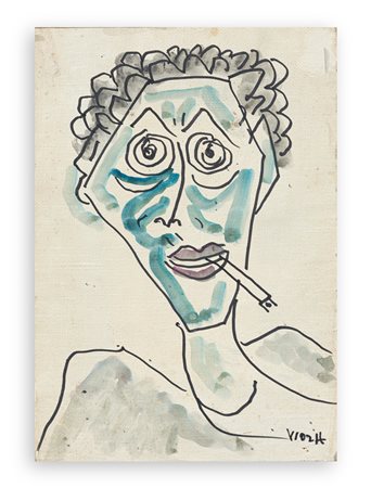 GIUSEPPE VIOLA (1933-2010) - Il fumatore, 2002
