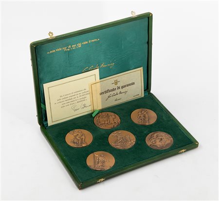 PIERO CATTANEO (1929) - Lotto unico di 6 medaglie