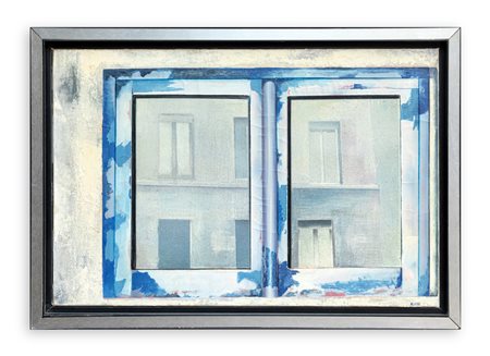 MARIO SASSO (1934) - Finestra in primo piano