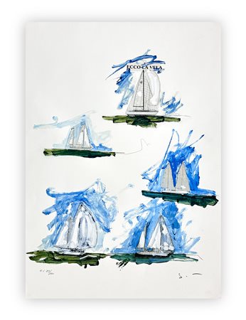 MARIO SCHIFANO (1934-1998) - Senza Titolo