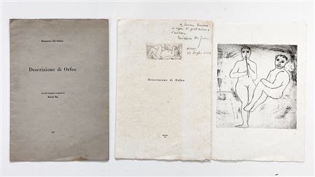 ENRICO BAJ (1924-2003) - Descrizion di Orfeo, 1954