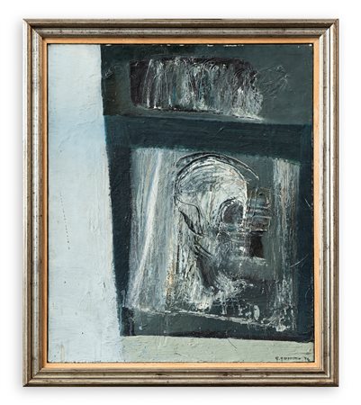GIUSEPPE GUARINO (1922-2020) - Finestra con teschio, 1970