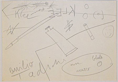 EMILIO TADINI, Rosa blu azzurro