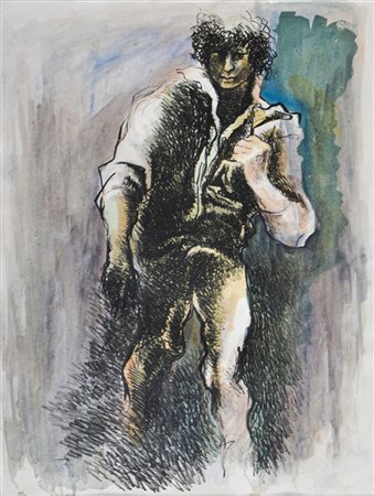 AUGUSTO MURER, Senza titolo (Figura maschile)
