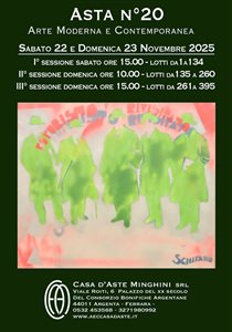 ASTA N° 20 ARTE CONTEMPORANEA - TRE SESSIONI