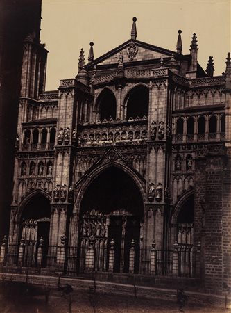 Charles Clifford (1819 - 1863)  - Toledo La Cathedrale Façade principale 1226-1492, 1860