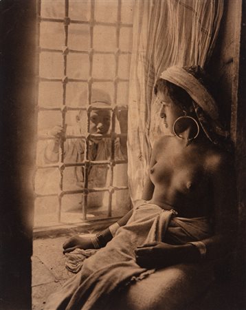 Rudolf Lehnert (attribuito a) - Ernst Landrock (attribuito a) (1878 - 1948, 1880 - 1957)  - Senza titolo (Tunisia), 1900s