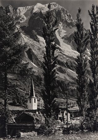 Alessio Nebbia (1896 - 1975)  - Courmayeur, 1940s/1950s