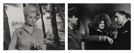 Pierluigi Praturlon (1924 - 1999)  - Anita Ekberg e Mario Scaccia in "A Porte Chiuse" ; Kim Novak, 1960s