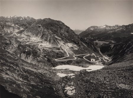 Lorenzo Steinemann (XIX - 1968)  - Gotthardstrasse, Switzerland, 1940s