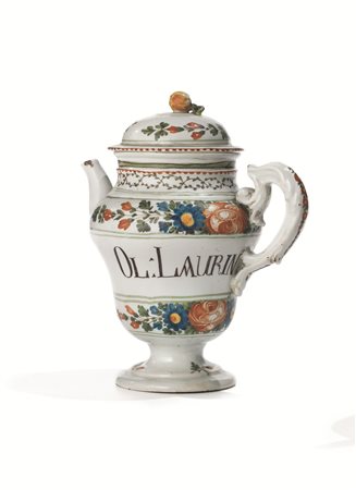 ORCIOLO, LE NOVE, MANIFATTURA ANTONIBON, 1760-1770in maiolica, corpo a...