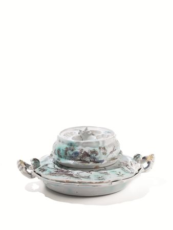 IMPAGLIATA, IMOLA, TERZO QUARTO DEL SECOLO XVIIIin maiolica. Sprovvisto di...