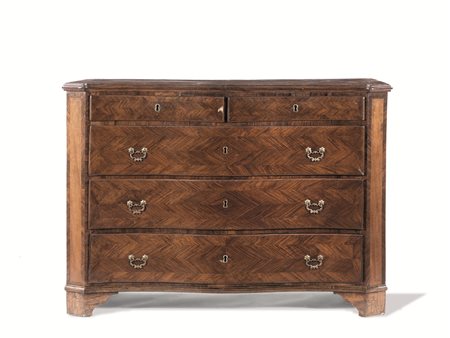 CASSETTONE, ITALIA CENTRALE, META' SECOLO XVIIIin noce e radica, piano...