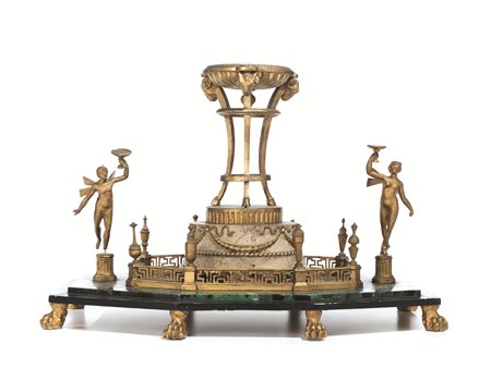 CENTROTAVOLA, TOSCANA, PERIODO DIRETTORIOin legno intagliato, dipinto e...