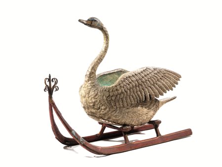 SLITTA, VENETO, FINE SECOLO XVIII, INIZI SECOLO XIXin legno realisticamente...