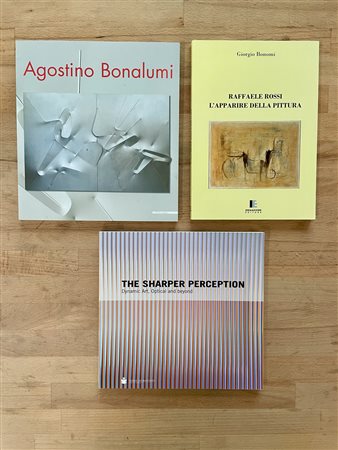 AGOSTINO BONALUMI E ARTE CINETICA - Lotto unico di 3 cataloghi