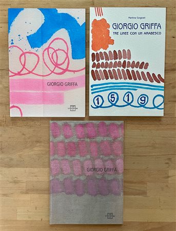 GIORGIO GRIFFA - Lotto unico di 3 cataloghi