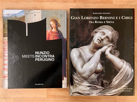 NUNZIO INCONTRA PERUGINO E GIAN LORENZO BERNINI - Lotto unico di 2 cataloghi