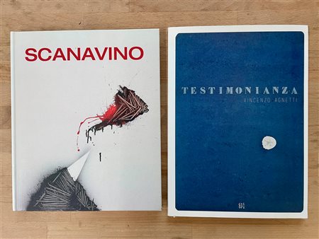 VINCENZO AGNETTI E EMILIO SCANAVINO - Lotto unico di 2 cataloghi
