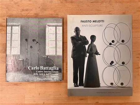 FAUSTO MELOTTI E CARLO BATTAGLIA - Lotto unico di 2 cataloghi
