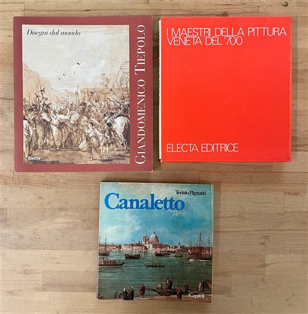 PITTURA VENEZIANA DEL '700 - Lotto unico di 3 cataloghi