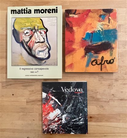 AFRO, EMILIO VEDOVA E MATTIA MORENI - Lotto unico di 3 cataloghi