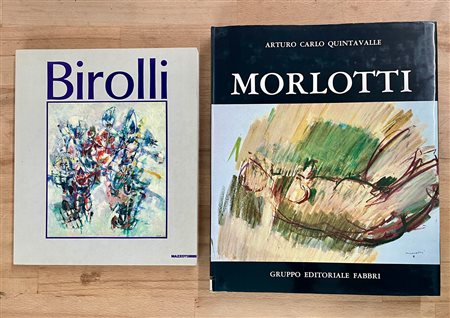 ENNIO MORLOTTI E RENATO BIROLLI - Lotto unico di 2 cataloghi